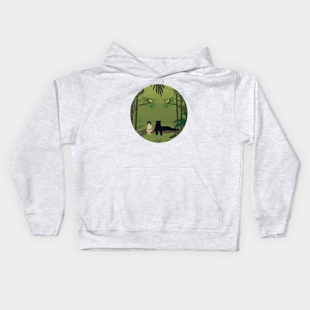 Jungle Book Kids Hoodie by JorisLAQ